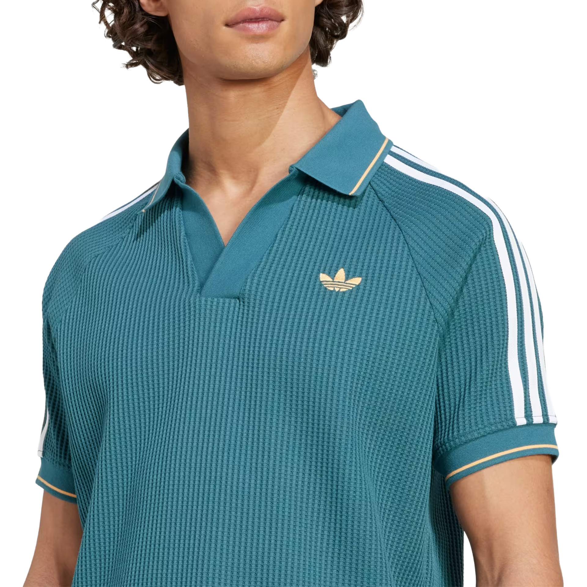 adidas Originals Polo Em Malha Green