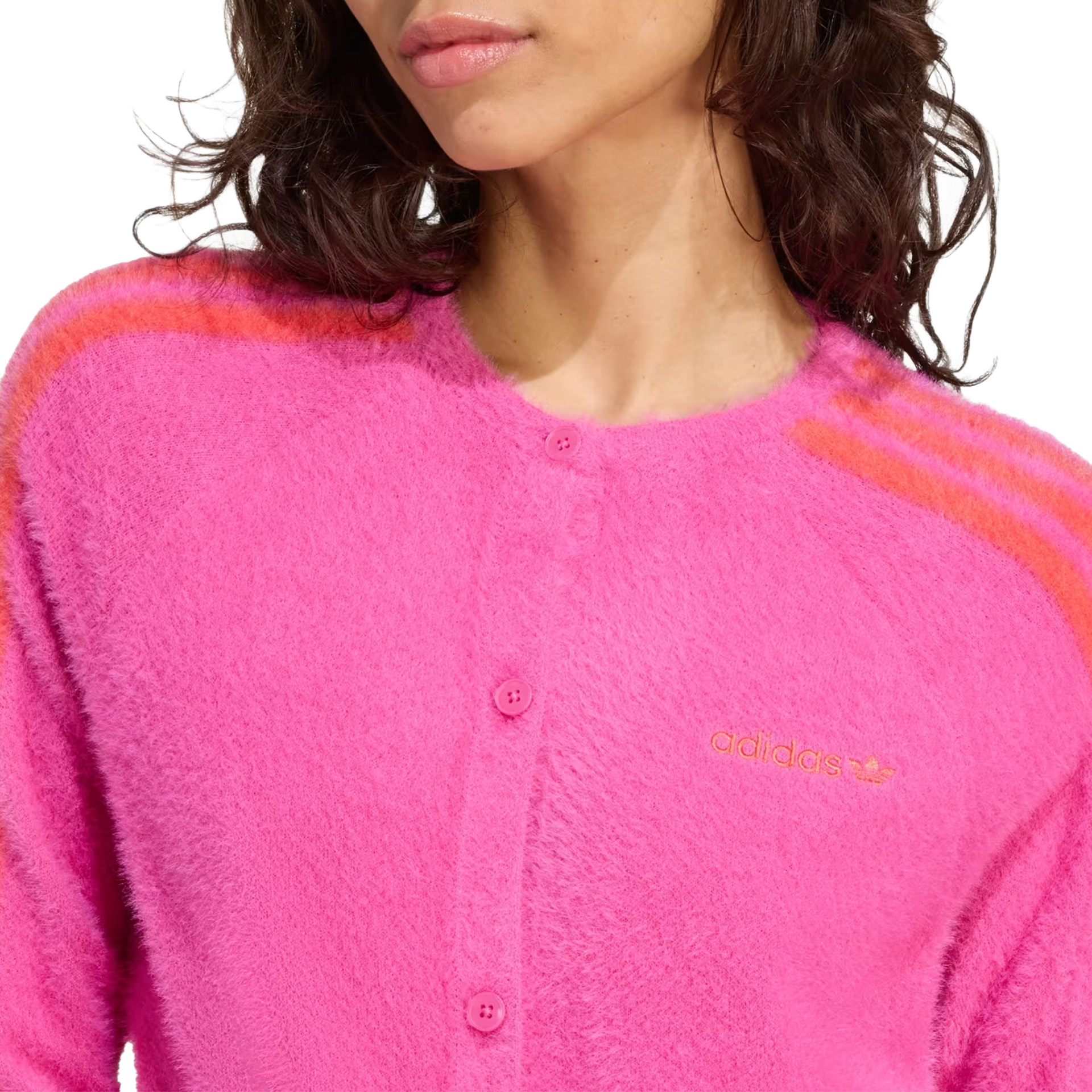 adidas Originals Casaco De Malha Semi Lucid Fuchsia