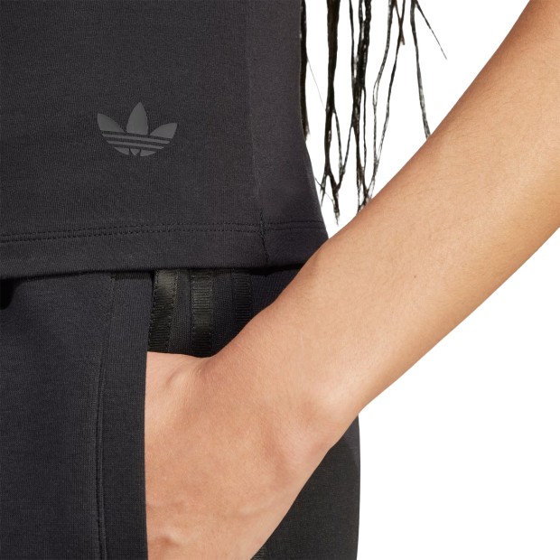 adidas Originals T-Shirt Com Decote Bandeau Black