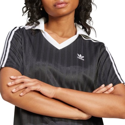 adidas Originals VESTIDO V-Neck Ss Black adidas Originals VESTIDO V-Neck Ss Black
