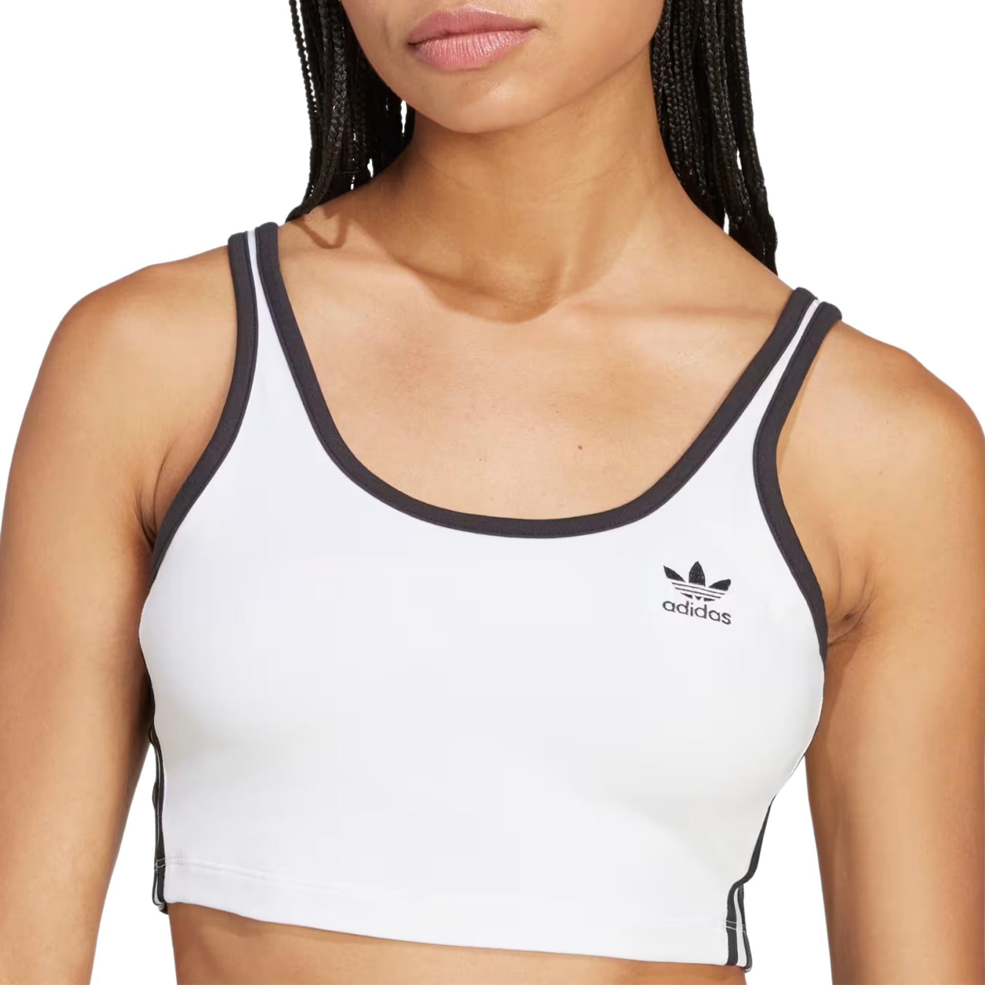 adidas Originals Top 3S Bra White / Black