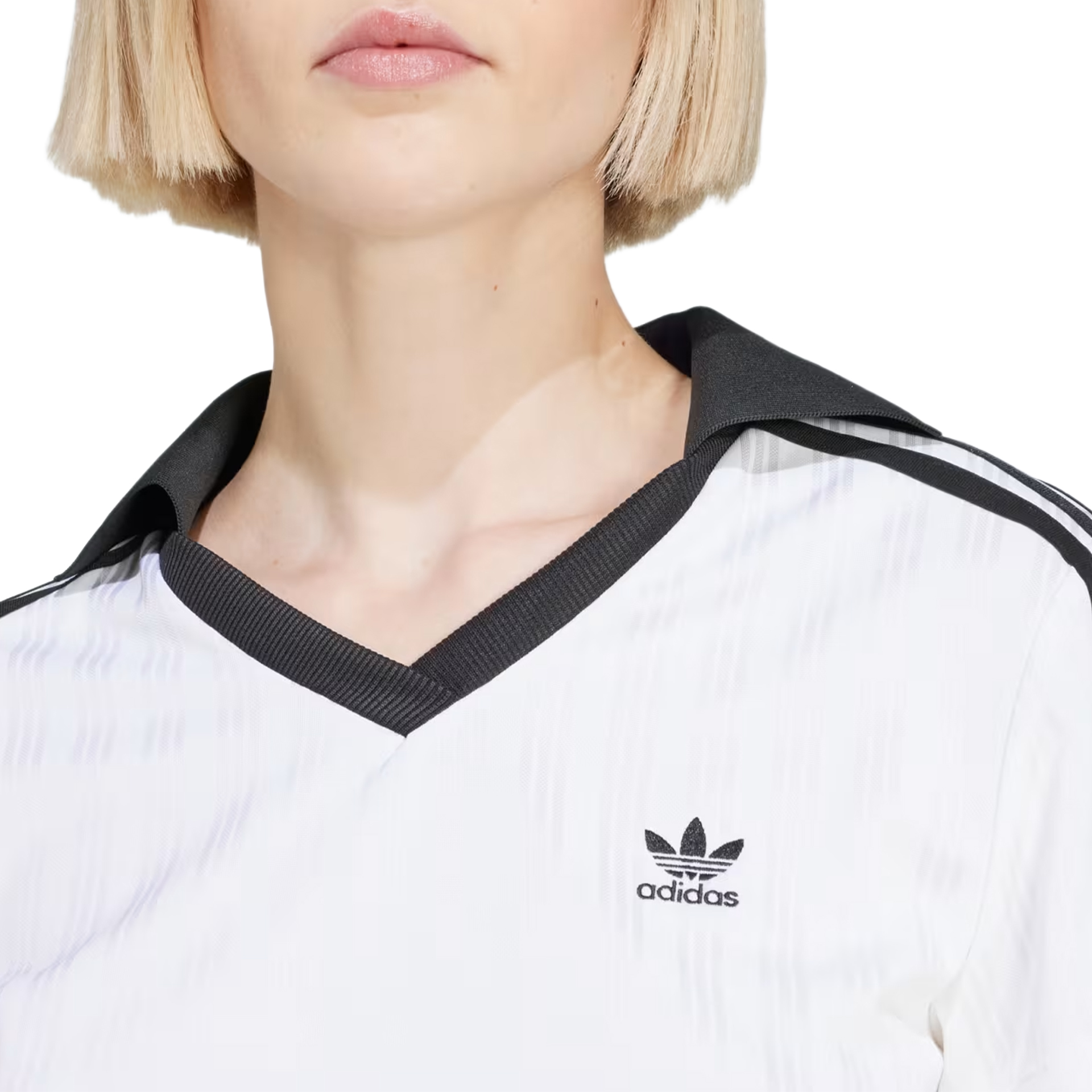 adidas Originals Polo V-Neck White