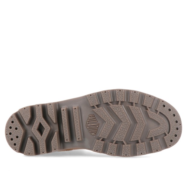 Palladium Pampa Zip Lth Ess-dear Brown