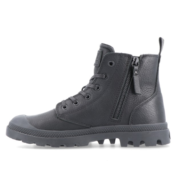 Palladium Pampa Zip Lth Ess Black