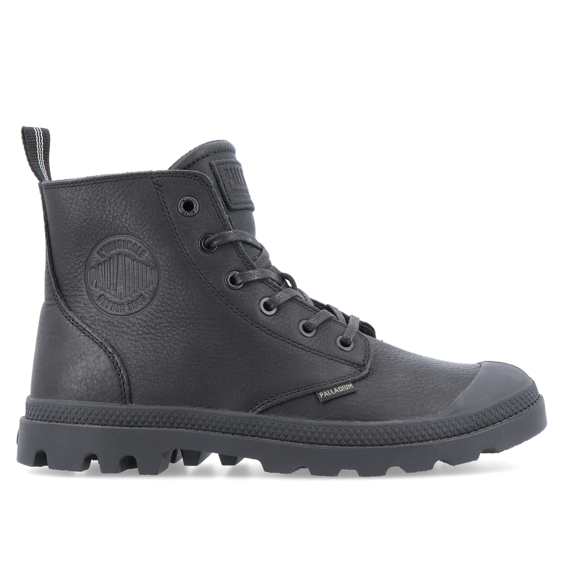 Palladium Pampa Zip Lth Ess Black