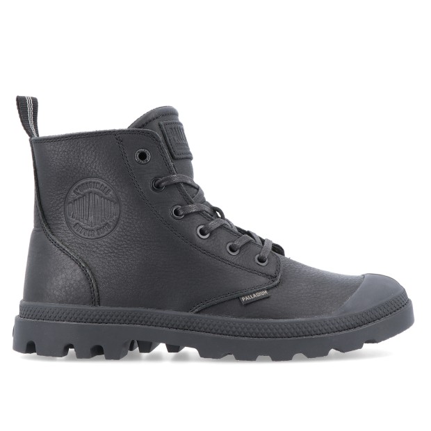 Palladium Pampa Zip Lth Ess Black