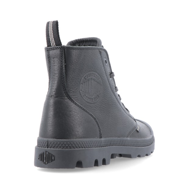 Palladium Pampa Zip Lth Ess Black