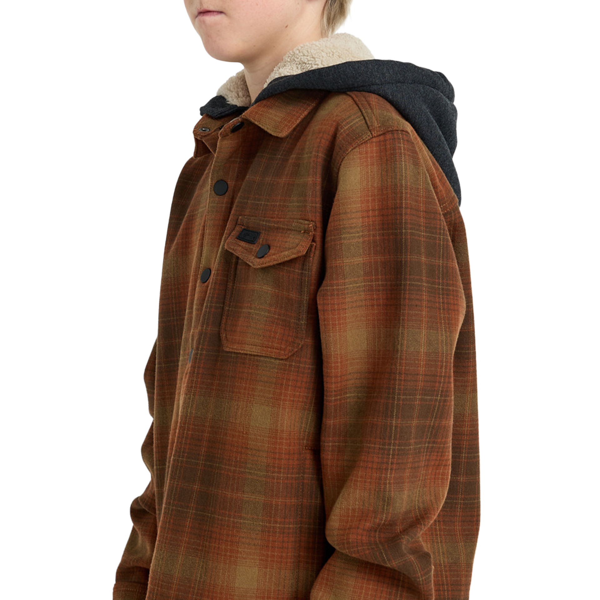 Billabong Camisa Polar Furnace Bonded Dark Cedar