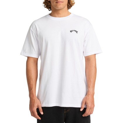 Billabong T-shirt Arch Crew White Billabong T-shirt Arch Crew White
