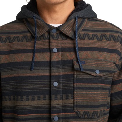 Billabong Camisa Polar Furnace Bonded Flannel Black