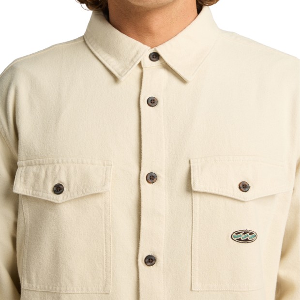 Billabong Camisa Del Mar Flannel Sand