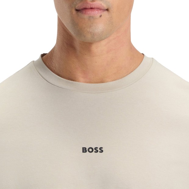 BOSS T-shirt Tchup Light Beige