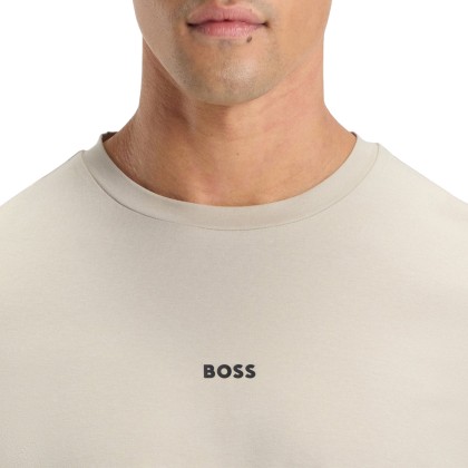BOSS T-shirt Tchup Light Beige