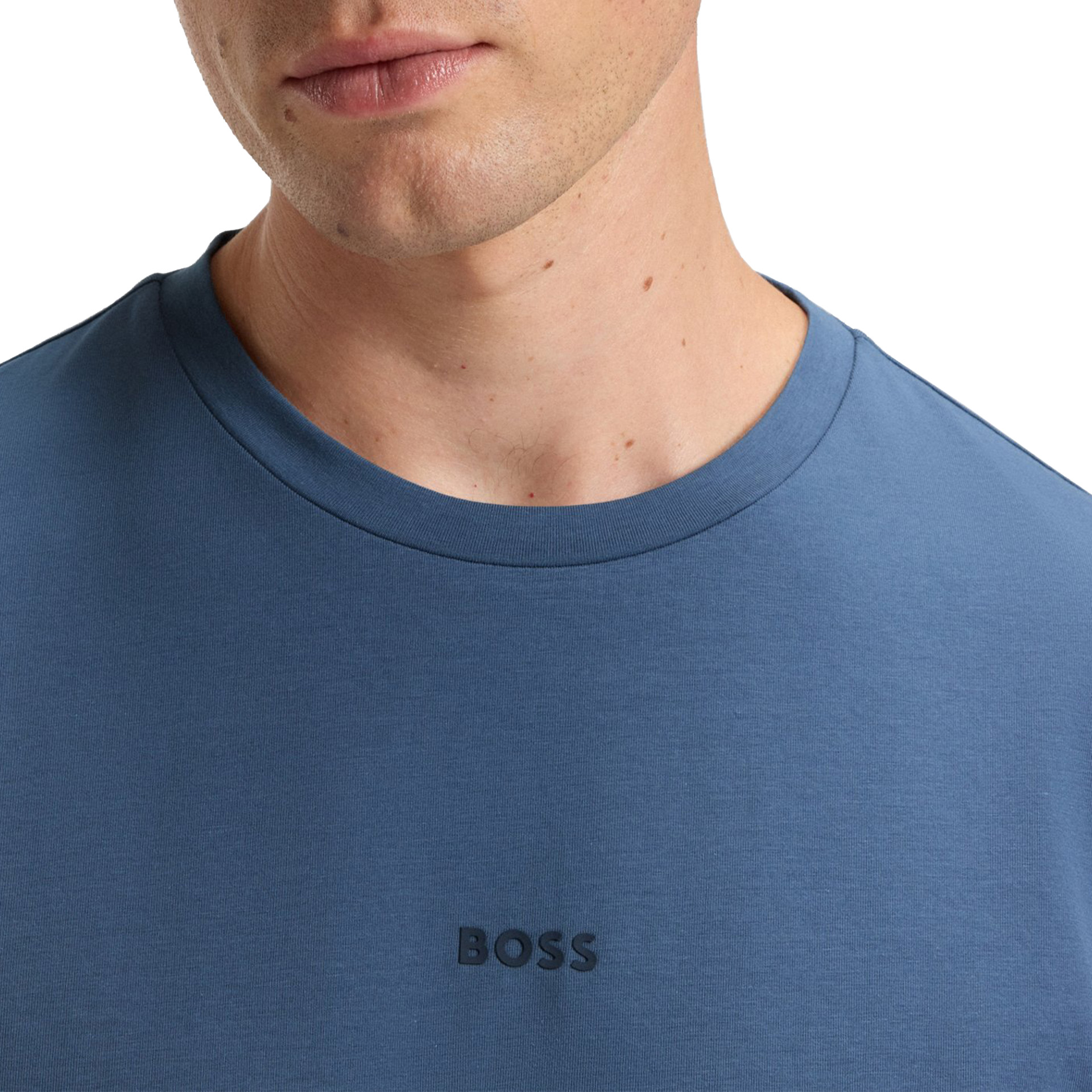 BOSS T-shirt Tchup Open Blue