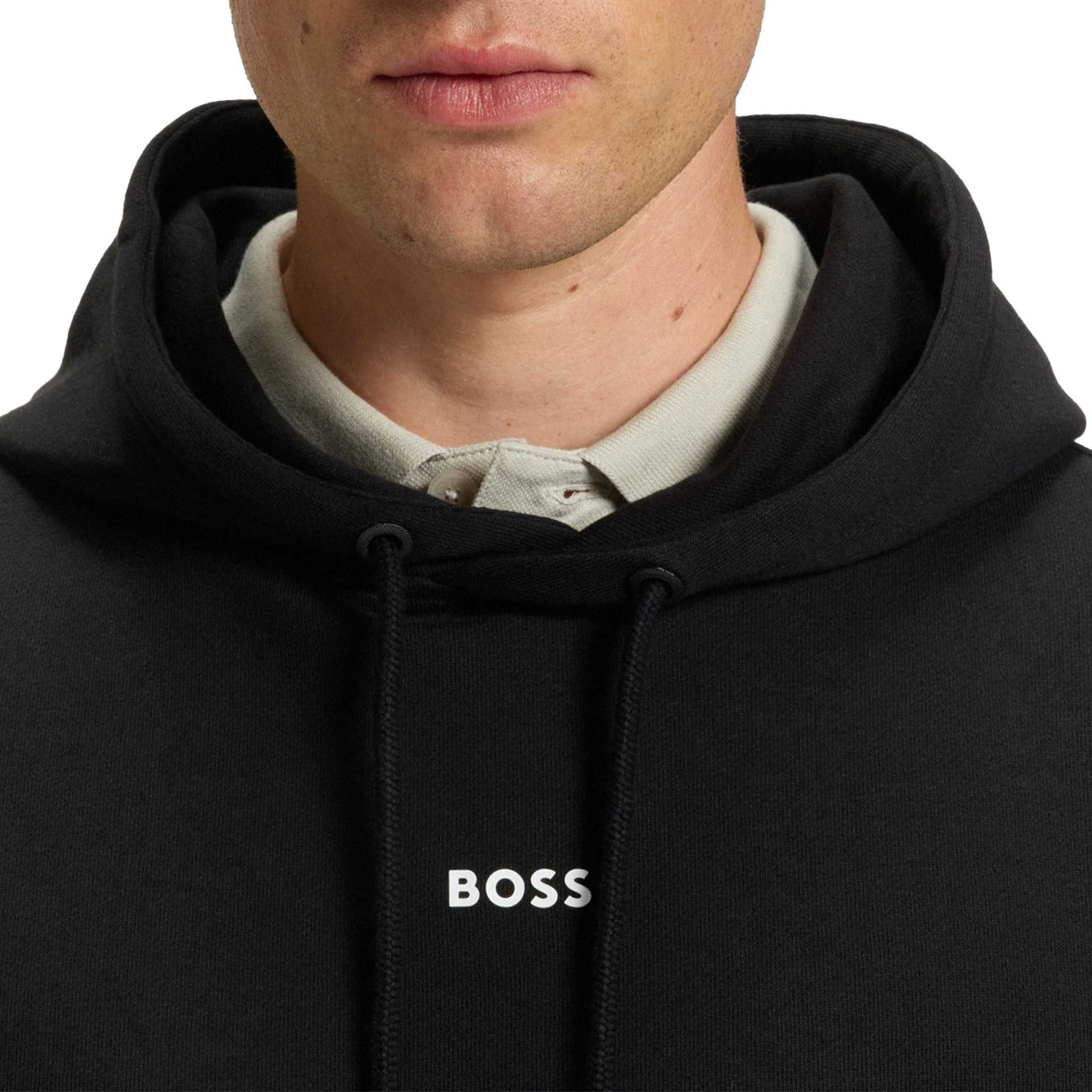 BOSS Sweat Wesmallhood Black