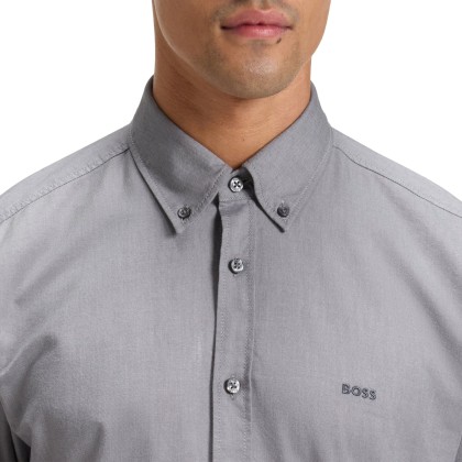 BOSS Camisa Rickert M Open Grey