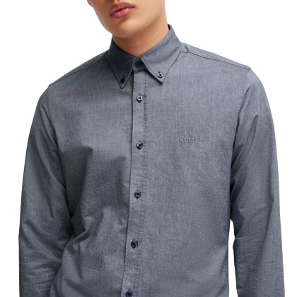 BOSS Camisa Rickert M Navy