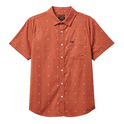 Brixton Camisa Charter Print S/s Terracott Brixton Camisa Charter Print S/s Terracott