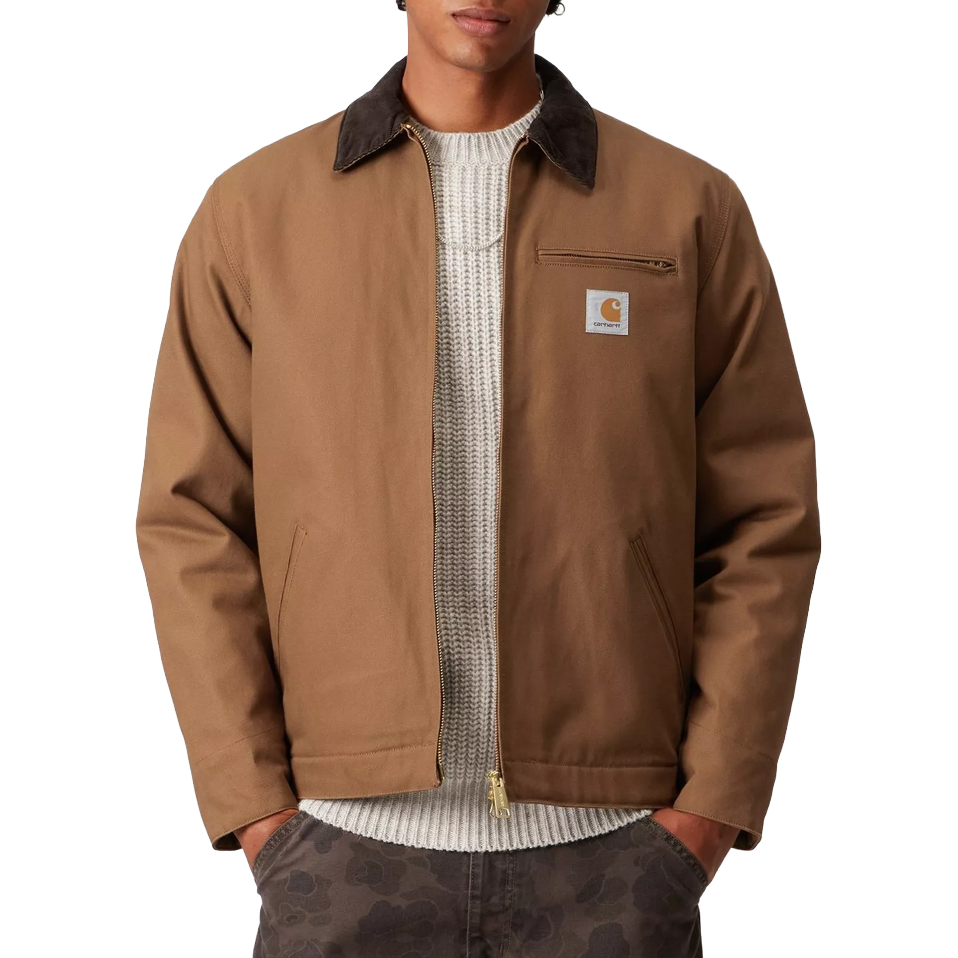 Carhartt Wip Casaco Detroit Hamilton Brown Tobacco /rigid