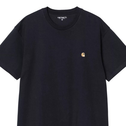 Carhartt Wip T-shirt Chase Dark Navy/Gold