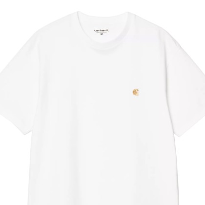 Carhartt Wip T-shirt Chase White/Gold