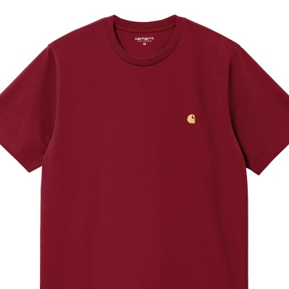 Carhartt Wip T-shirt Chase Scarlet Gold
