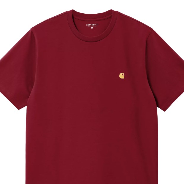 Carhartt Wip T-shirt Chase Scarlet Gold