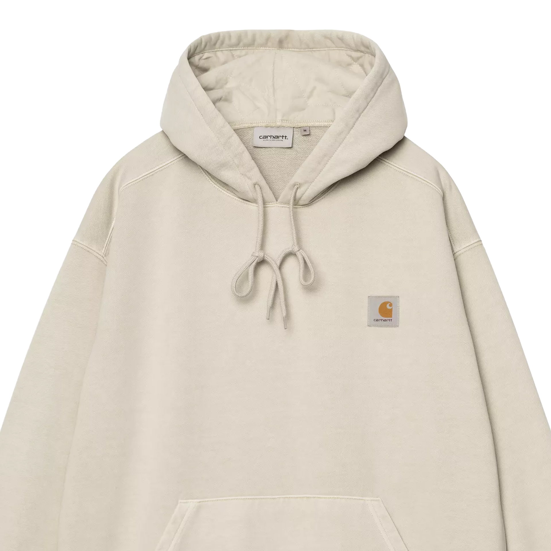 Carhartt Wip Sweat Hooded Vista Fleur De Sel Garment Dyed