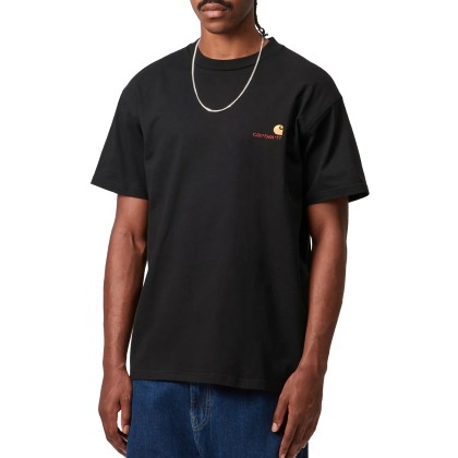 Carhartt Wip T-shirt American Script Black