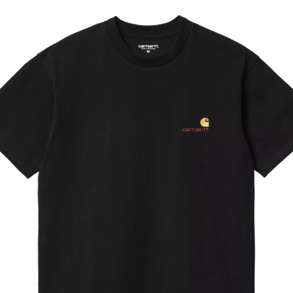 Carhartt Wip T-shirt American Script Black