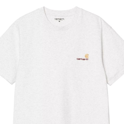 Carhartt Wip T-shirt  American Script  Ash Heather