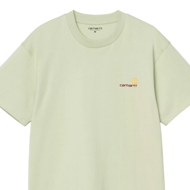 Carhartt Wip T-shirt American Script Pale Olive