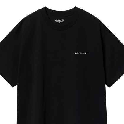 Carhartt Wip T-shirt Script Embroidery Black/white