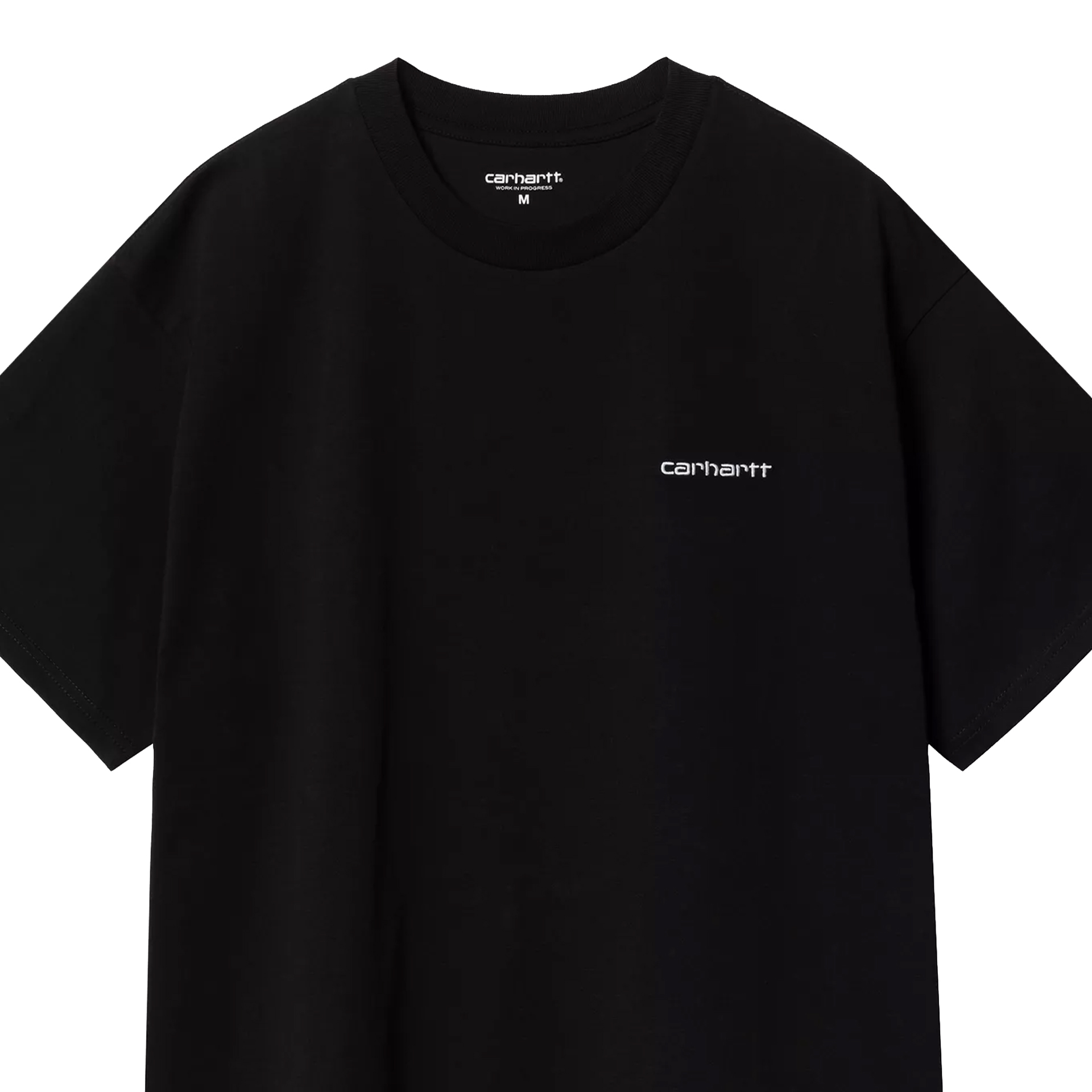 Carhartt Wip T-shirt Script Embroidery Black/white