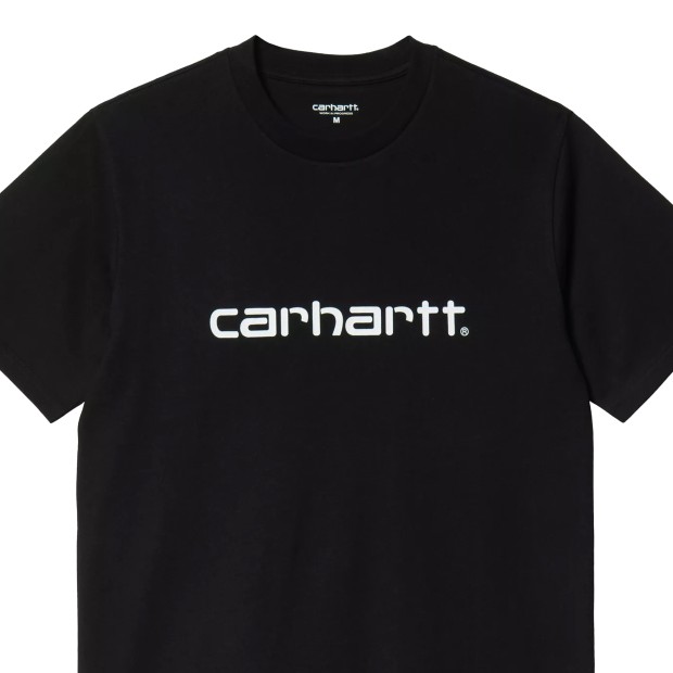 Carhartt Wip T-shirt Script Black/White