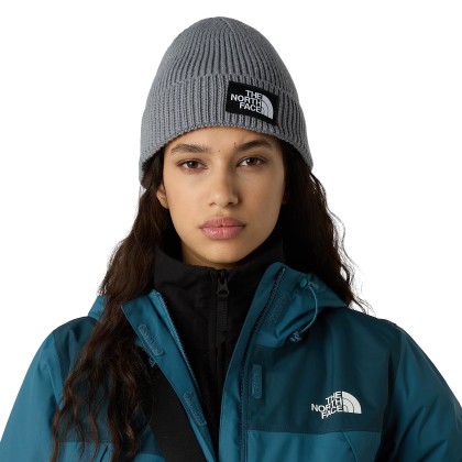 The North Face Gorro Logo Box Cuffed Medium Gryhtr