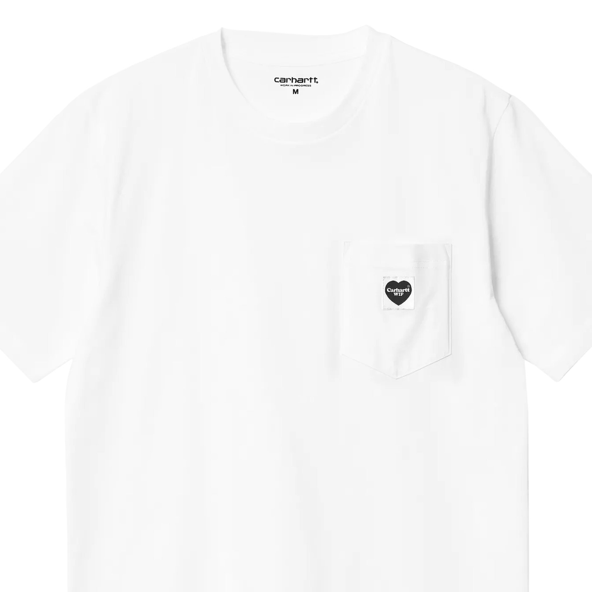 Carhartt Wip T-shirt Pocket Heart White Black