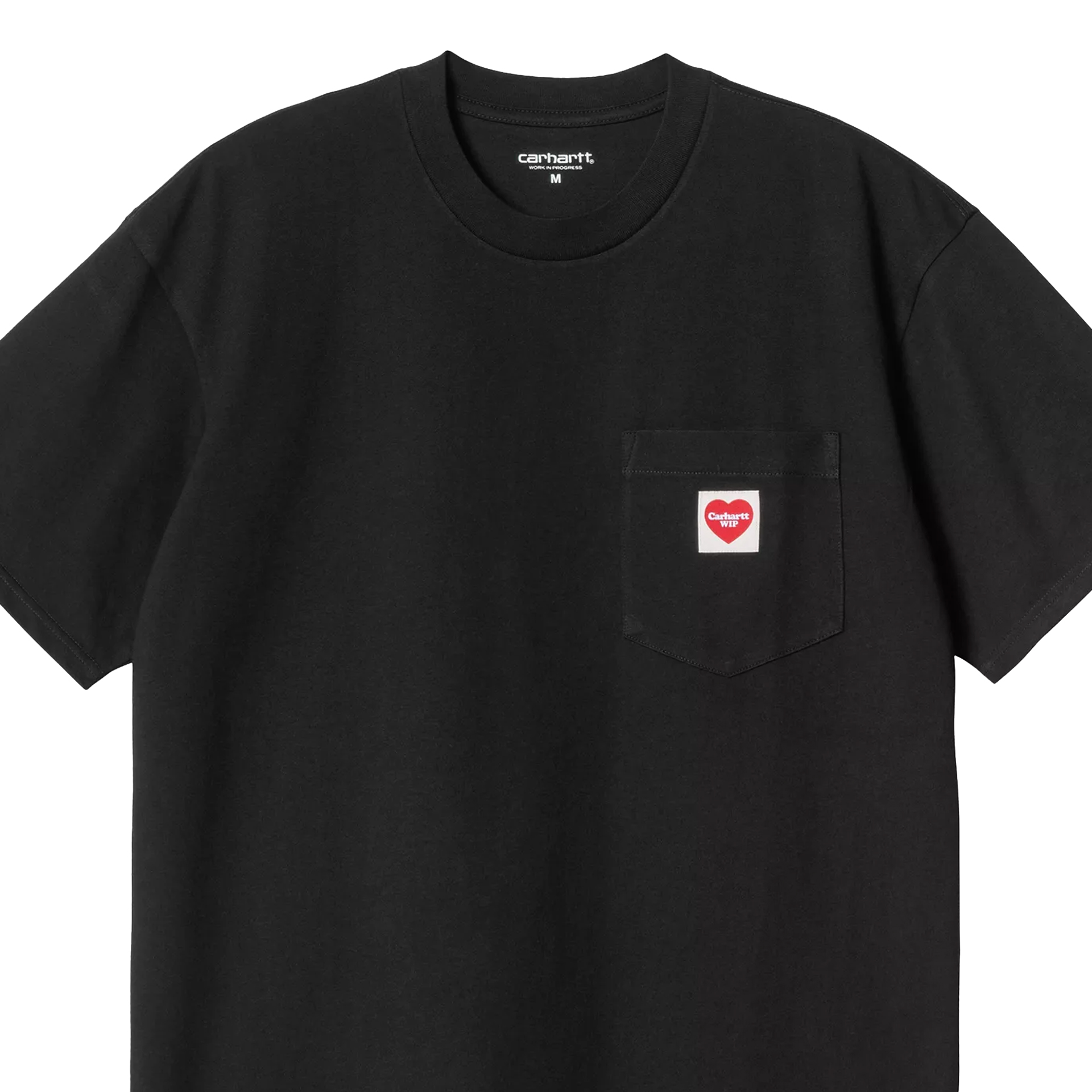 Carhartt Wip T-shirt Pocket Heart Black Red