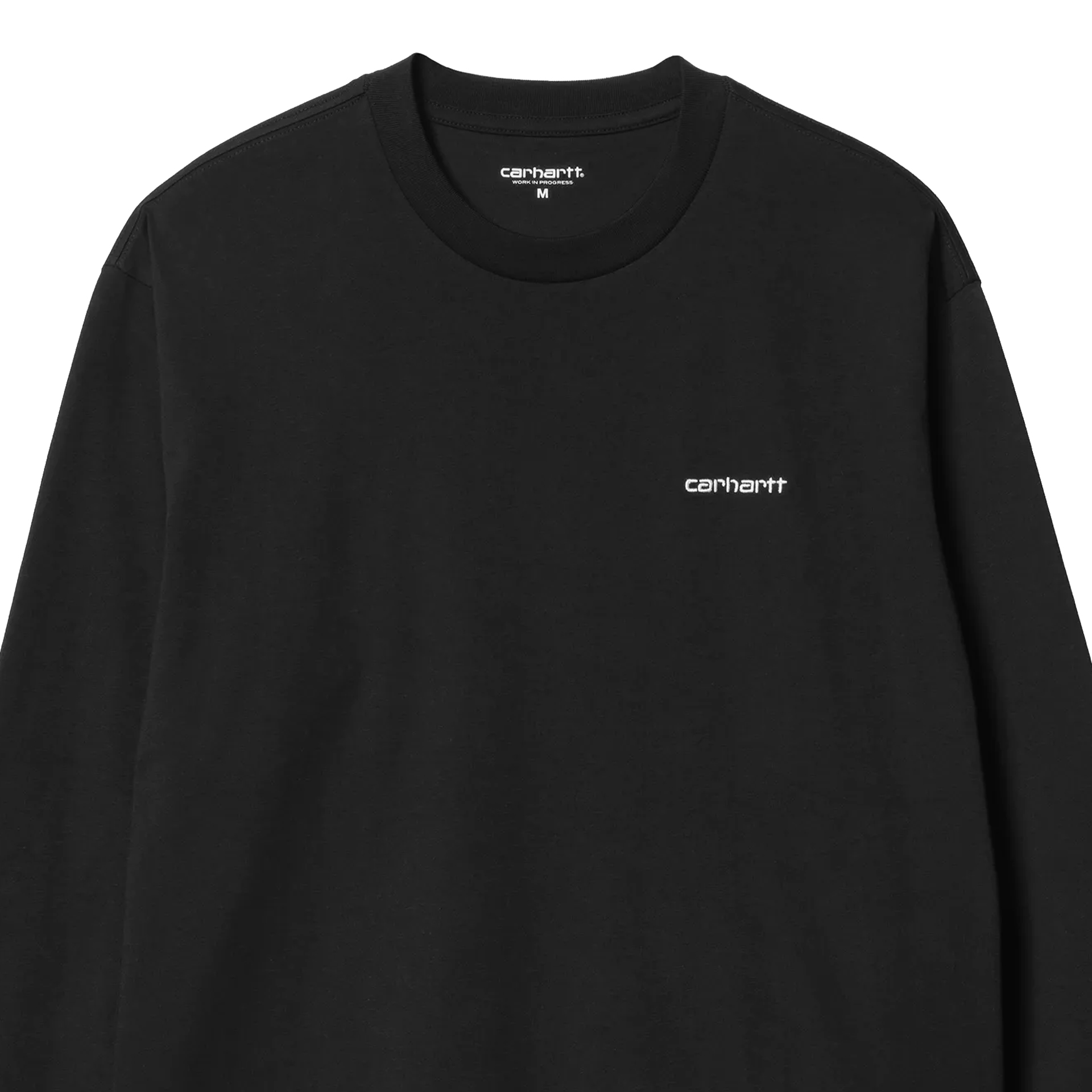 Carhartt Wip Longsleeve Script Embroidery Black/White