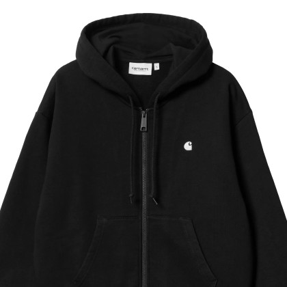 Carhartt Wip Hooded Casey Jacket Black/Silver