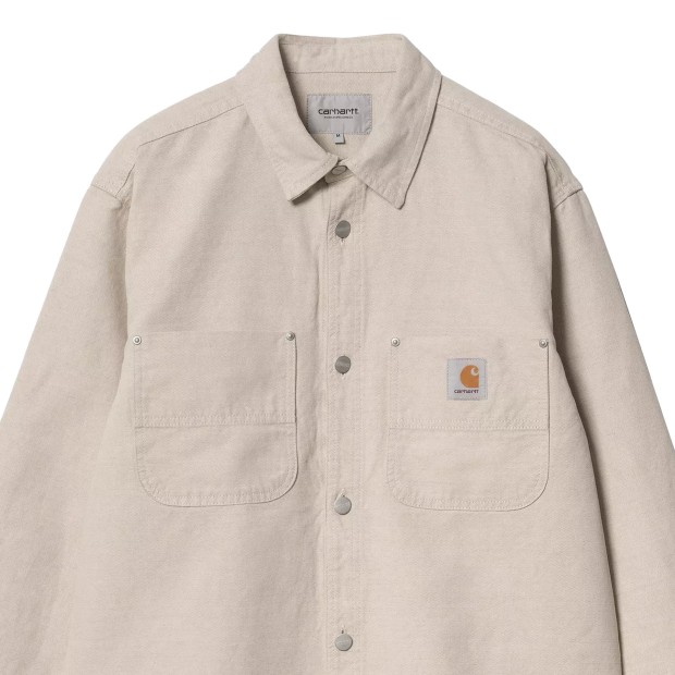 Carhartt Wip Walter Shirt Jac Natural Rins