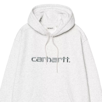 Carhartt Wip Sweat Hooded Carhartt W Ash Heather Citadel