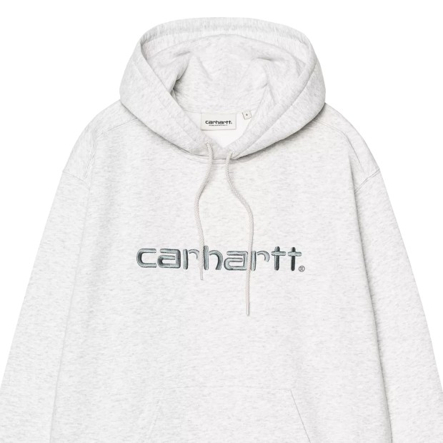 Carhartt Wip Sweat Hooded Carhartt W Ash Heather Citadel