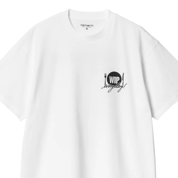 Carhartt Wip T-shirt Catalogue White Black