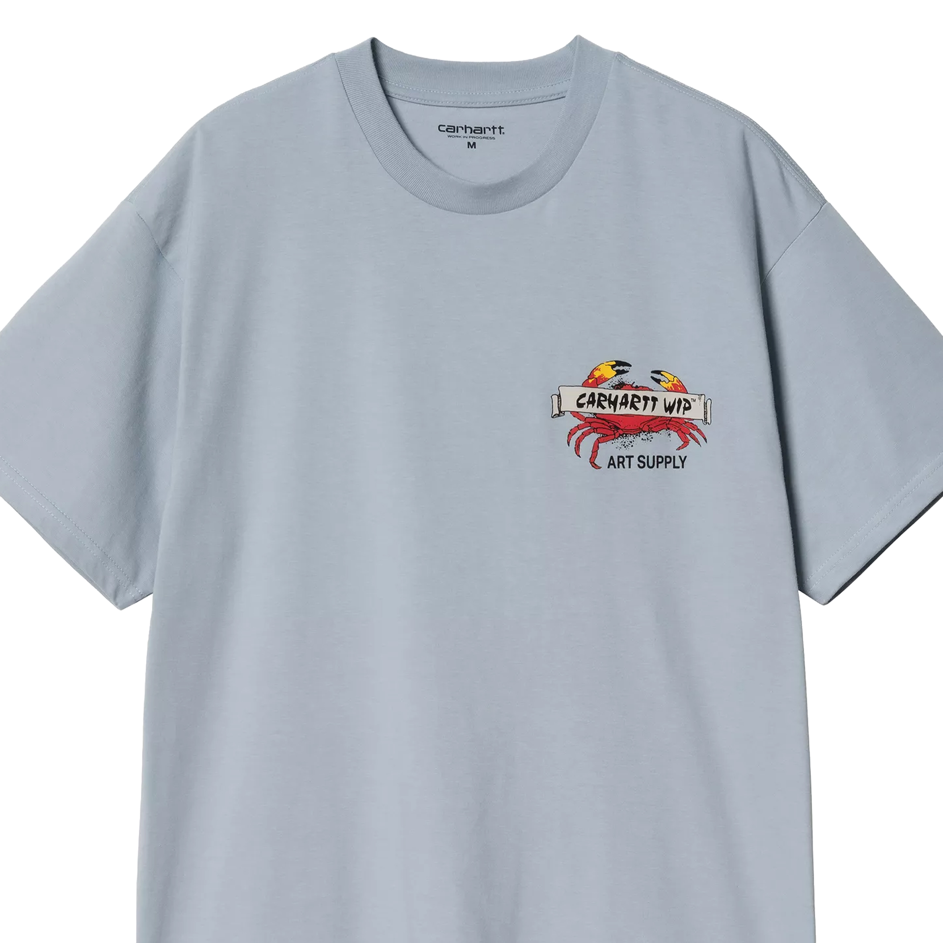 Carhartt Wip S/s Crab Paint T-shirt Frosted Blue