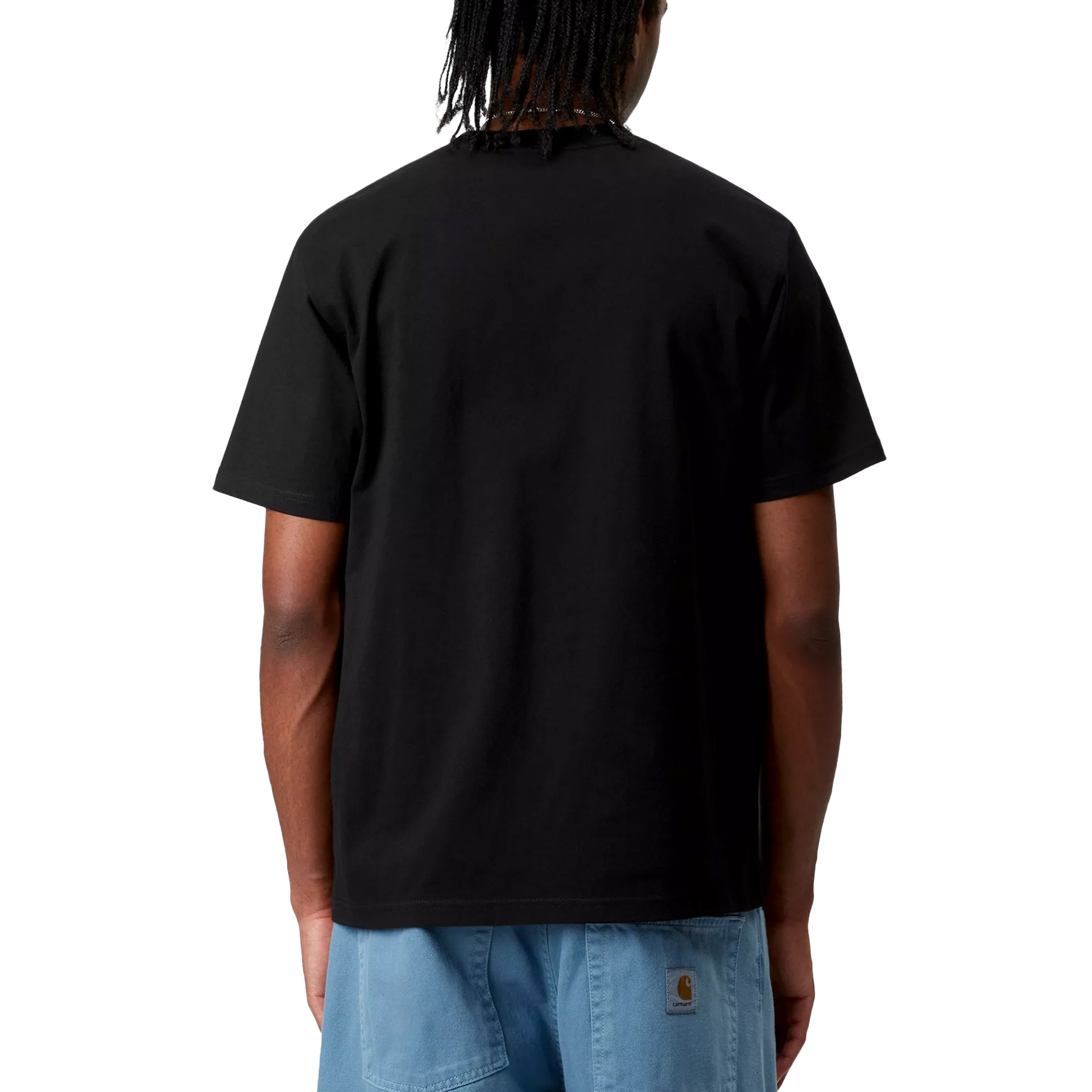 Carhartt Wip S/s University Script T-shirt Black White