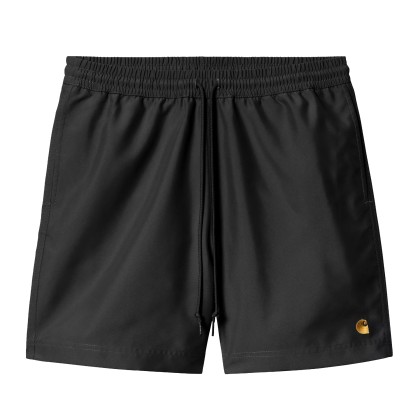 Carhartt Wip Chase Swim Trunks Black  Gold