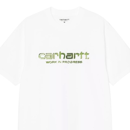 Carhartt Wip T-shirt Solar Chrome Script White