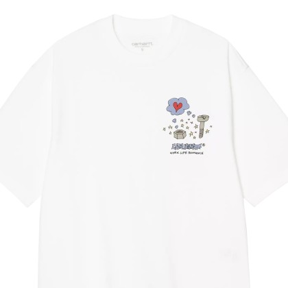Carhartt Wip T-shirt Office Supplies W White
