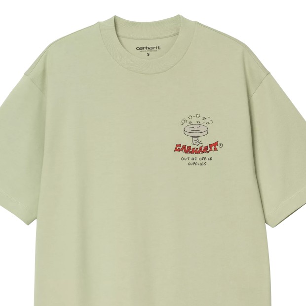 Carhartt Wip T-shirt Office Supplies W Pale Olive